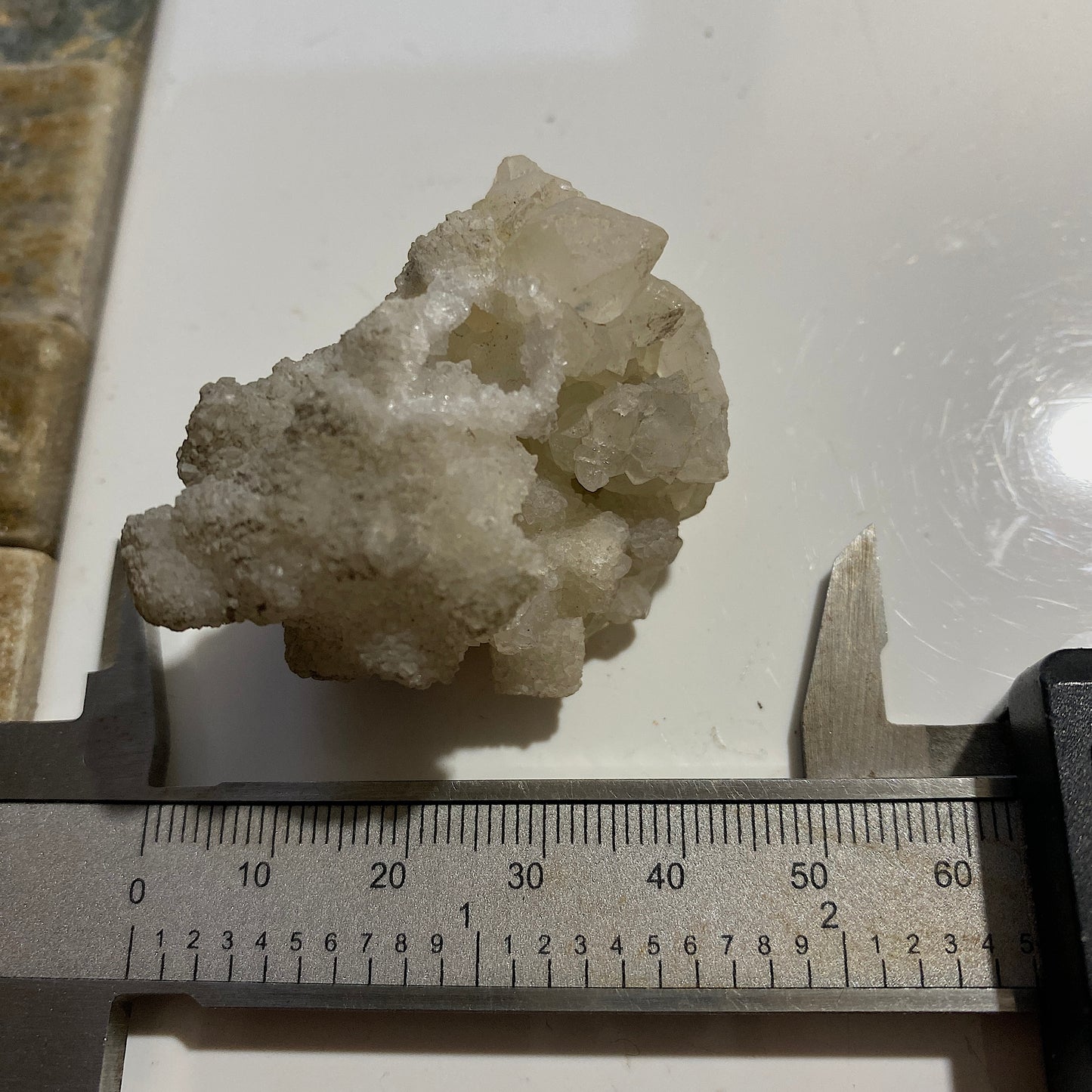 QUARTZ AFTER FLUORITE : LAMBRIGGEN MINE, PERRANZABULOE, CORNWALLK 36g MF5309