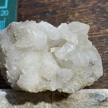 QUARTZ AFTER FLUORITE : LAMBRIGGEN MINE, PERRANZABULOE, CORNWALLK 36g MF5309