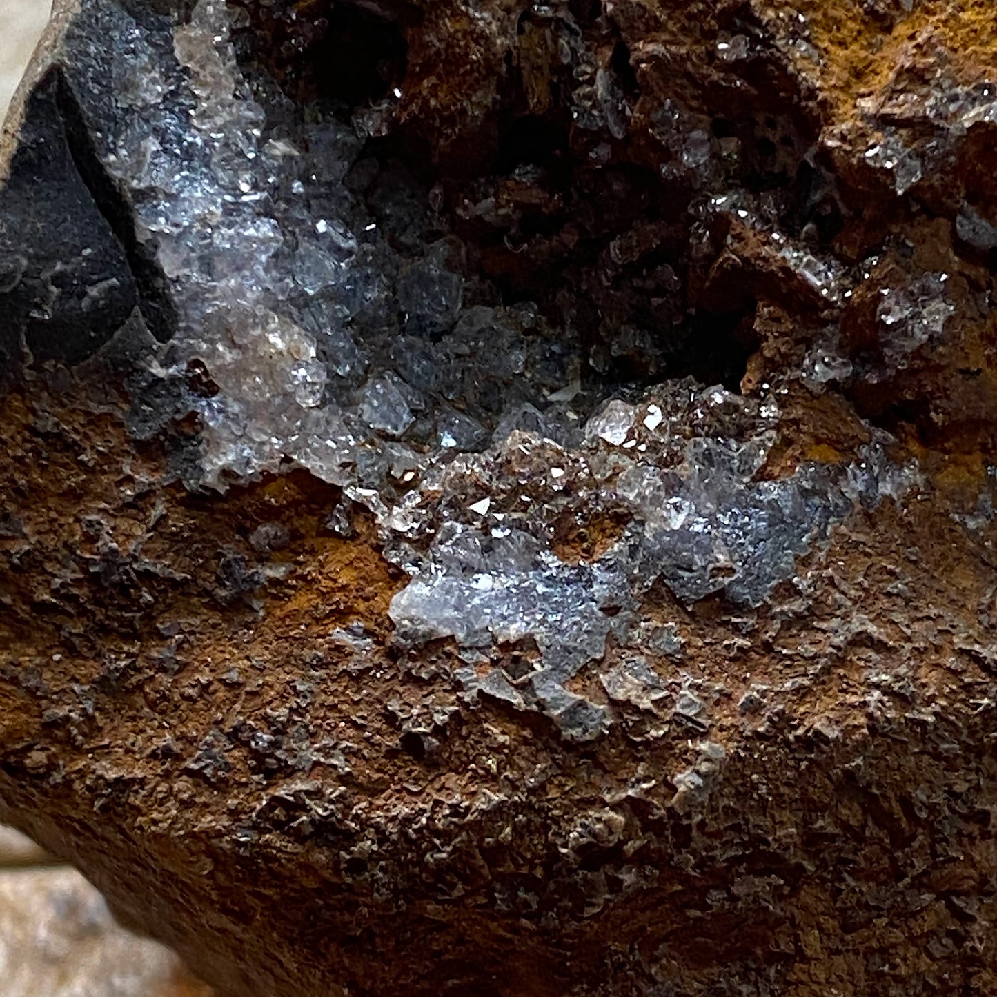 CALCITE/SMITHSONITE ETC - RAMPGILL MINE, NENTHEAD, CUMBRIA  213g MF194