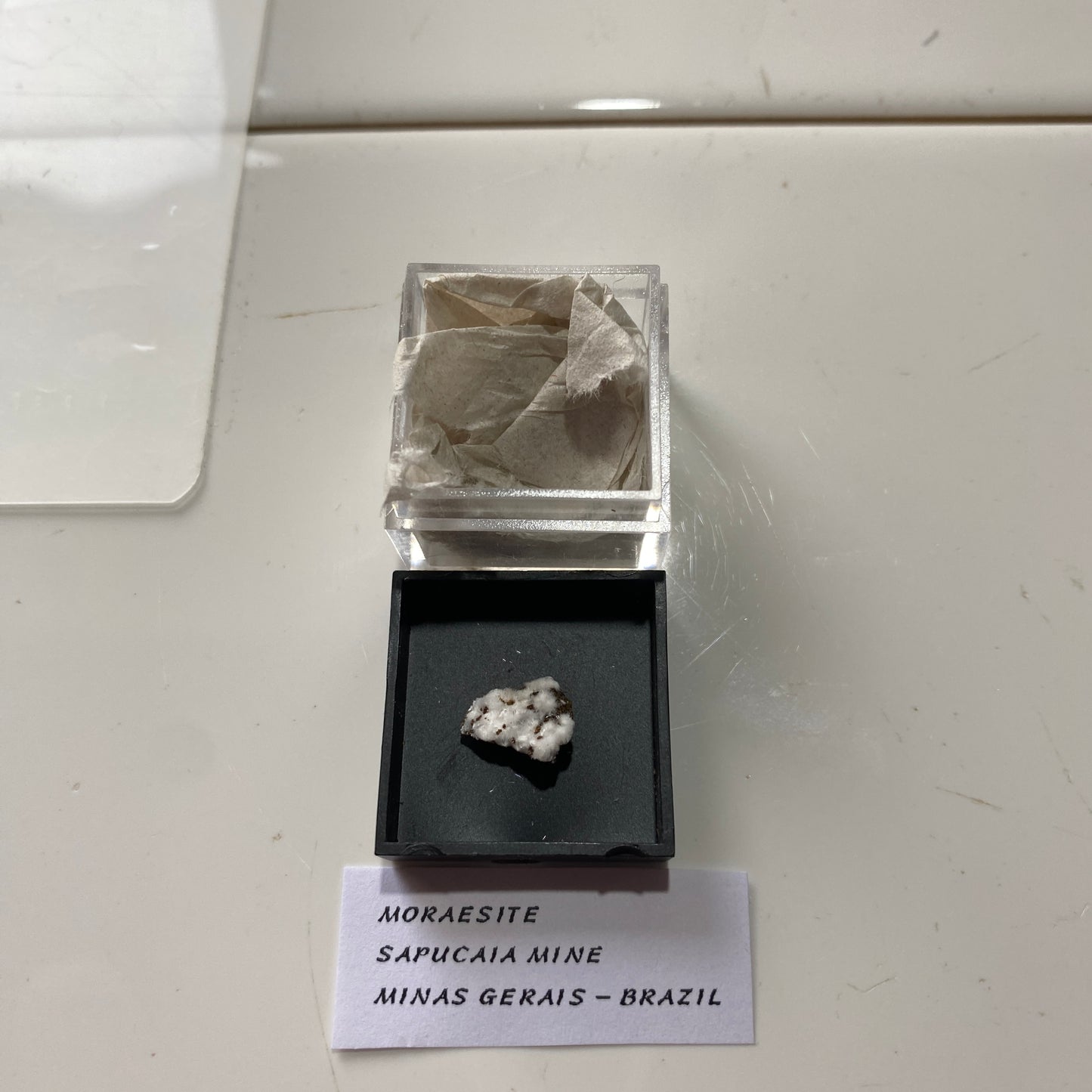 MORAESITE : SAPUCAIA MINE, MINAS GERAIS, BRAZIL. MF4654