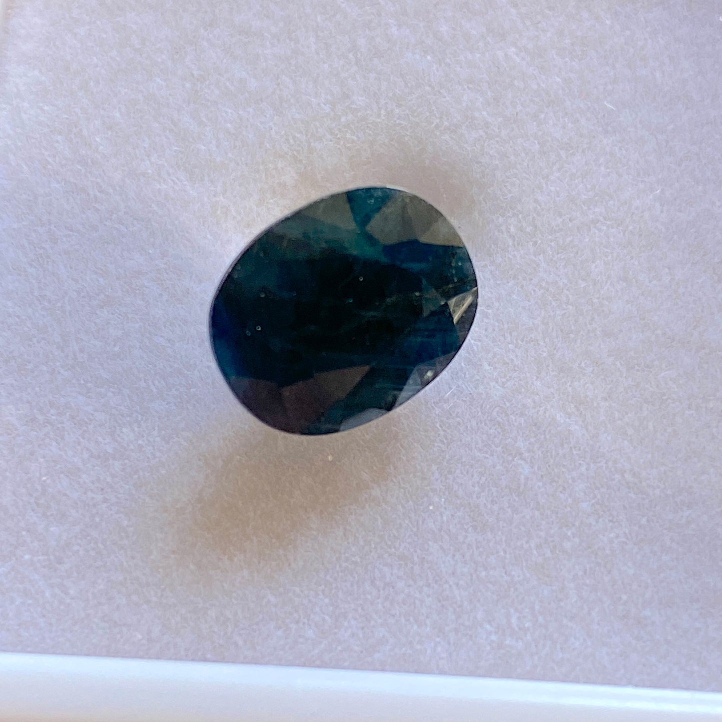 SAPPHIRE CORUNDUM GEMSTONE  - DEEP BLUE - NORTHERN CAPE, SOUTH AFRICA 3.60Ct. MFG9791