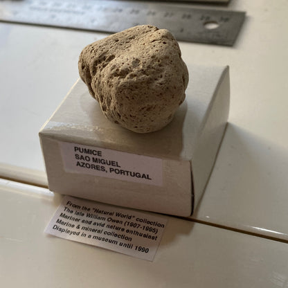 PUMICE VOLCANIC EJECTA : SAO MIGUEL, AZORES ISLANDS, PORTUGAL  5g MF5313