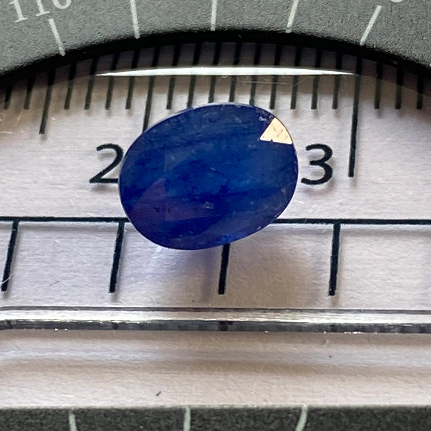 SAPPHIRE CORUNDUM GEMSTONE - NORTHERN CAPE, SOUTH AFRICA. 2.13Ct MFG2189