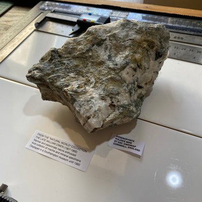 ARSENOPYRITE [ETC] : POLDICE MINE, ST DAY, GWENNAP, CORNWALL. 1105g MF5315