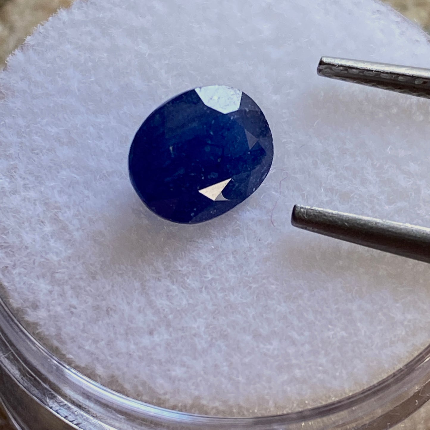 SAPPHIRE CORUNDUM GEMSTONE - NORTHERN CAPE, SOUTH AFRICA. 2.13Ct MFG2189