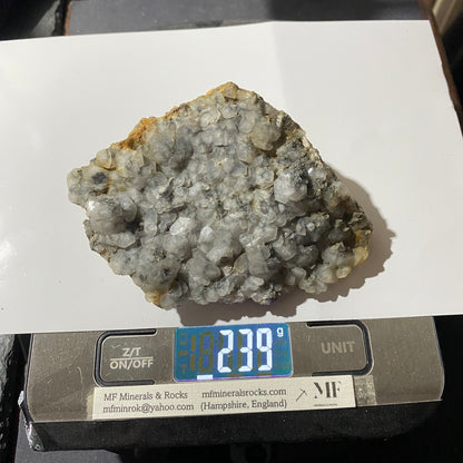 CALCITE ON MATRIX : PARC MINE, TREFRIW, CONWY, WALES  239g MF4620