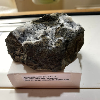 ANALCITE & CHABAZITE FROM THE ISLE OF SKYE  302g  MF263