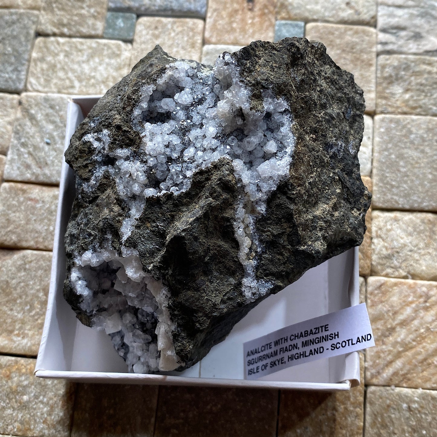 ANALCITE & CHABAZITE FROM THE ISLE OF SKYE  302g  MF263