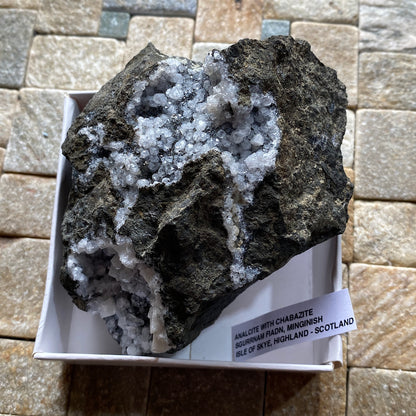 ANALCITE & CHABAZITE FROM THE ISLE OF SKYE  302g  MF263