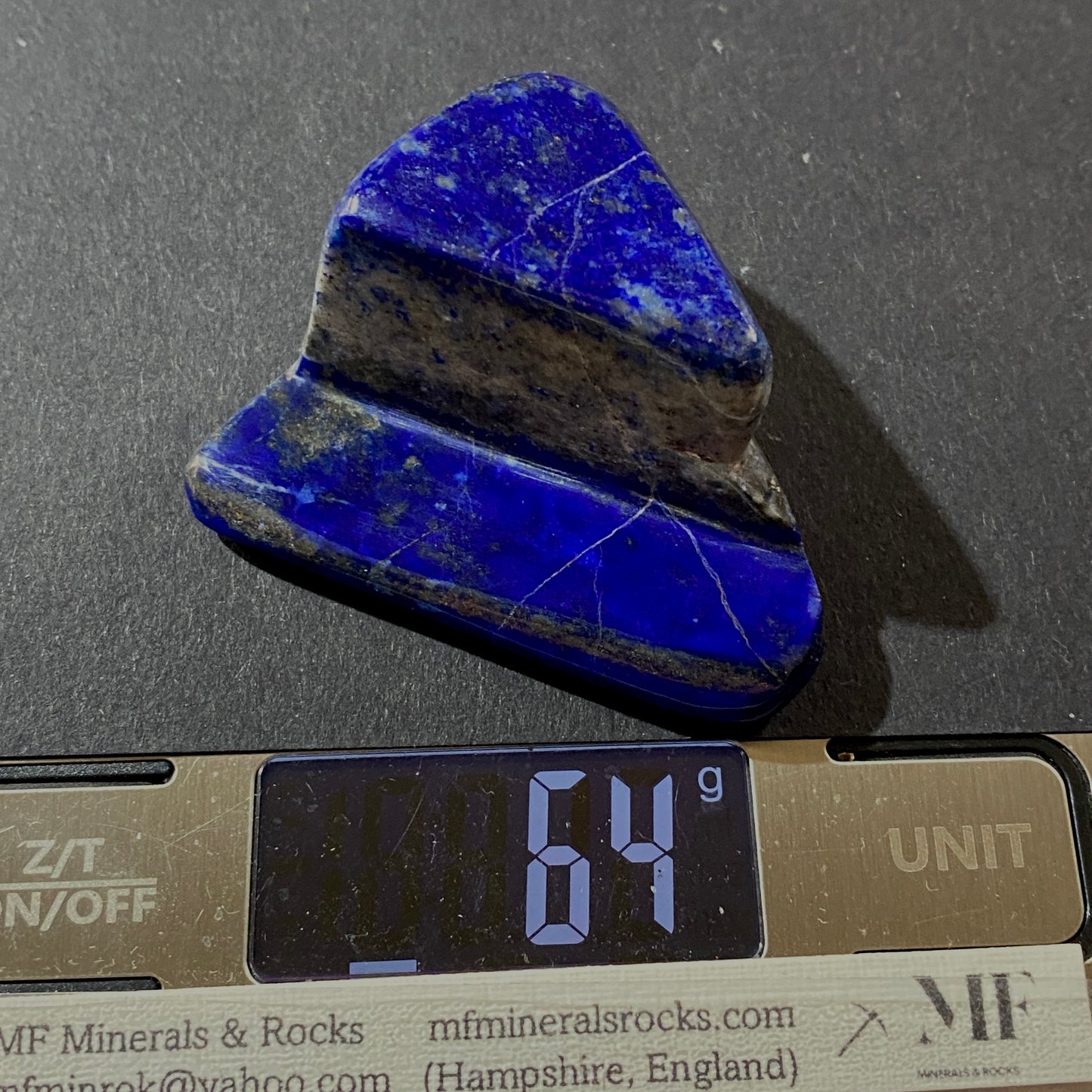 GEMSTONE LAPIS LAZULI - KOKCHA VALLEY, BADAKHSHAN, AFGHANISTAN 64g [320Ct] MFG5371