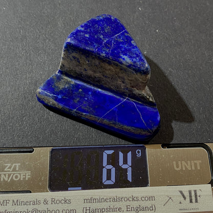 GEMSTONE LAPIS LAZULI - KOKCHA VALLEY, BADAKHSHAN, AFGHANISTAN 64g [320Ct] MFG5371
