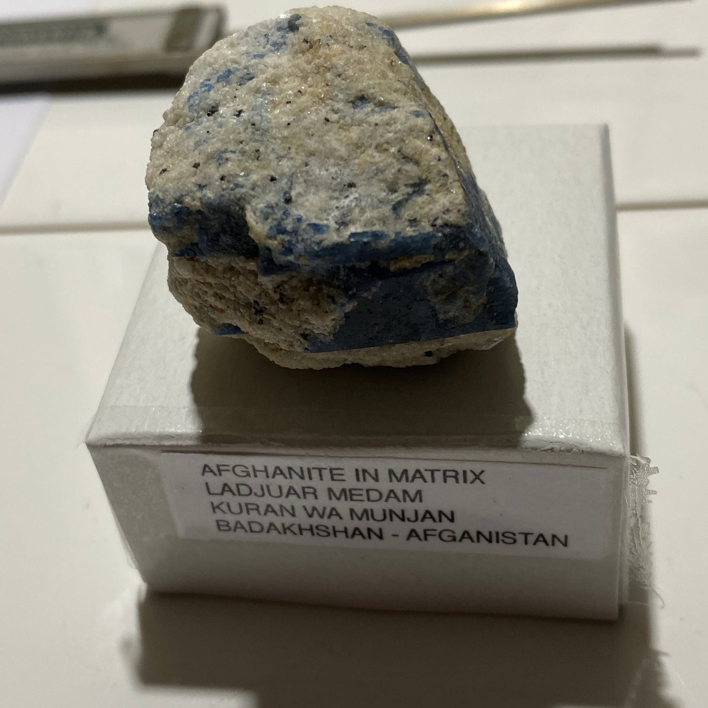 AFGANITE IN MATRIX - LADJUAR MEDAM, BADAKHSHAN, AFGHANISTAN 39g MF4246