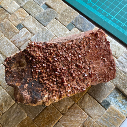 VANADINITE ON MATRIX - MIBLADEN M.D., MOROCCO,  LARGE 675g MF359