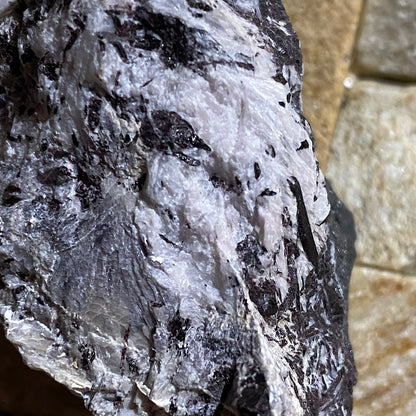 BRAUNITE/PIEMONTITE/DIOPSIDE [ETC] : PRABORNA MINE, ST MARCEL, AOSTA, ITALY 93g MF4624