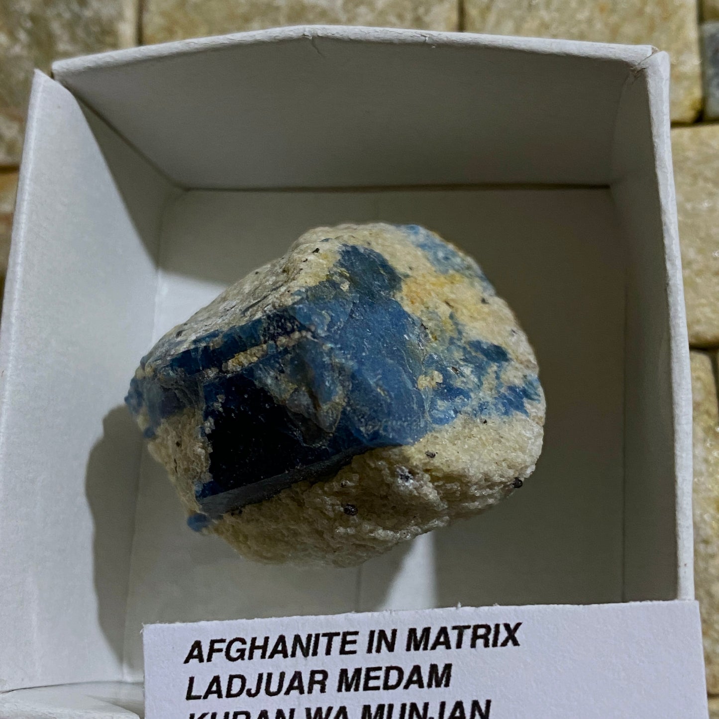 AFGANITE IN MATRIX - LADJUAR MEDAM, BADAKHSHAN, AFGHANISTAN 39g MF4246