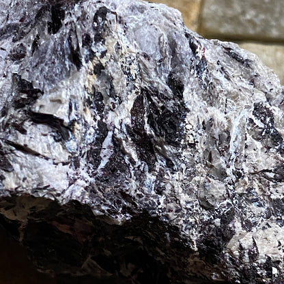 BRAUNITE/PIEMONTITE/DIOPSIDE [ETC] : PRABORNA MINE, ST MARCEL, AOSTA, ITALY 93g MF4624