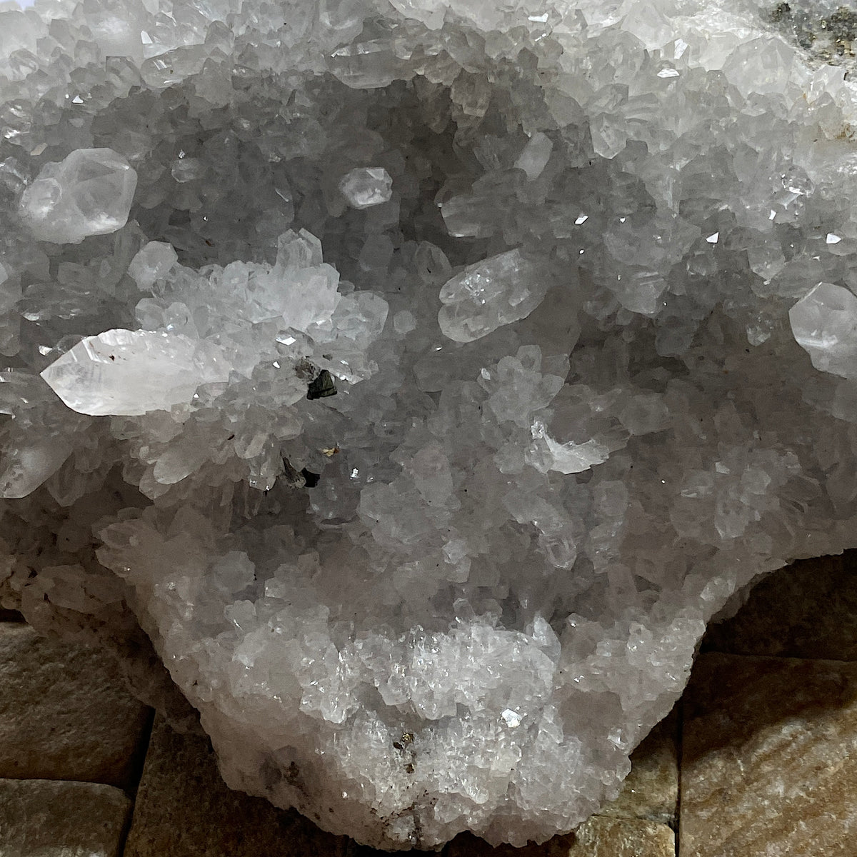 QUARTZ WITH PYRITE : WEST WHEAL JANE, BALDHU, KIA, CORNWALL LARGE 1006g MF5319
