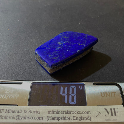 LAPIS LAZULI GEMSTONE = KOKCHA VALLEY, BADAKHSHAN, AFGANISTAN 48g MF5374