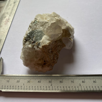 BERYL ON ALBITE MATRIX - SHIGAR VALLEY, PAKISTAN. 120g MF3936