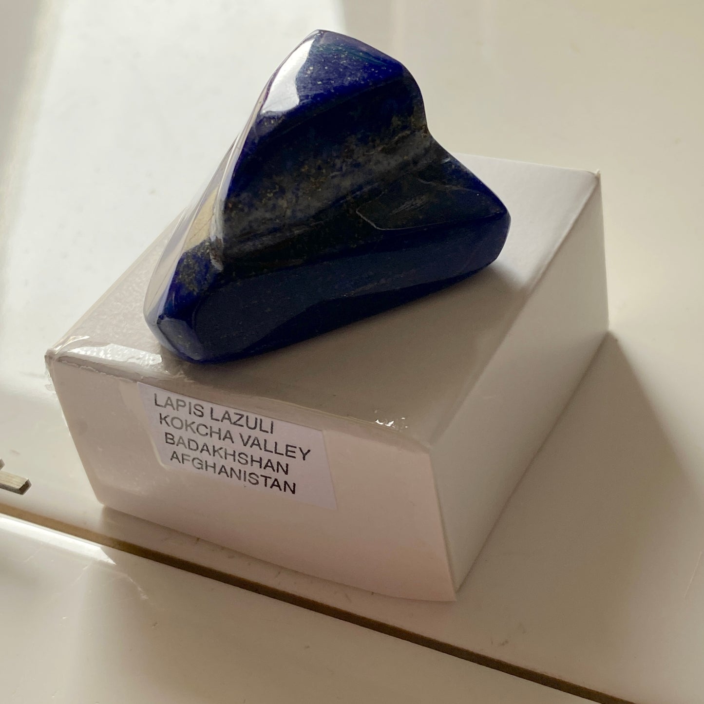 LAPIS LAZULI GEMSTONE - KOKCHA VALLEY, BADAKHSHAN, AFGHANISTAN 51g [255Ct] MFG5376