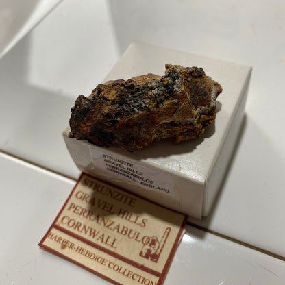 STRUNZITE : GRAVEL HILL MINE, PERRANZABULOE, CORNWALL , ENGLAND 21g MF4662