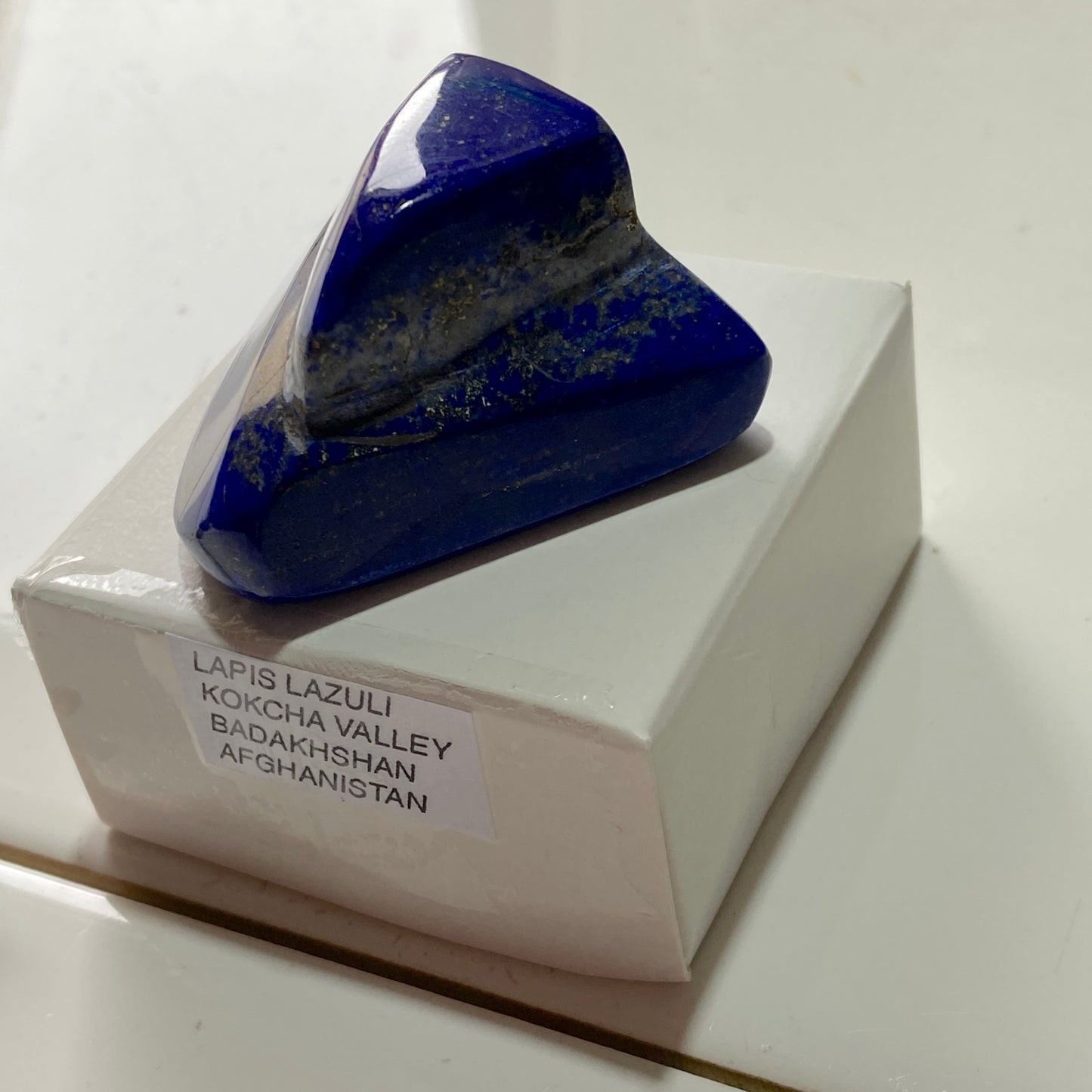 LAPIS LAZULI GEMSTONE - KOKCHA VALLEY, BADAKHSHAN, AFGHANISTAN 51g [255Ct] MFG5376