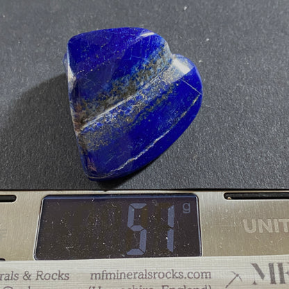 LAPIS LAZULI GEMSTONE - KOKCHA VALLEY, BADAKHSHAN, AFGHANISTAN 51g [255Ct] MFG5376