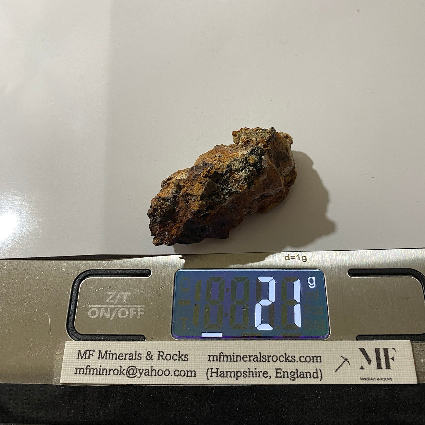 STRUNZITE : GRAVEL HILL MINE, PERRANZABULOE, CORNWALL , ENGLAND 21g MF4662