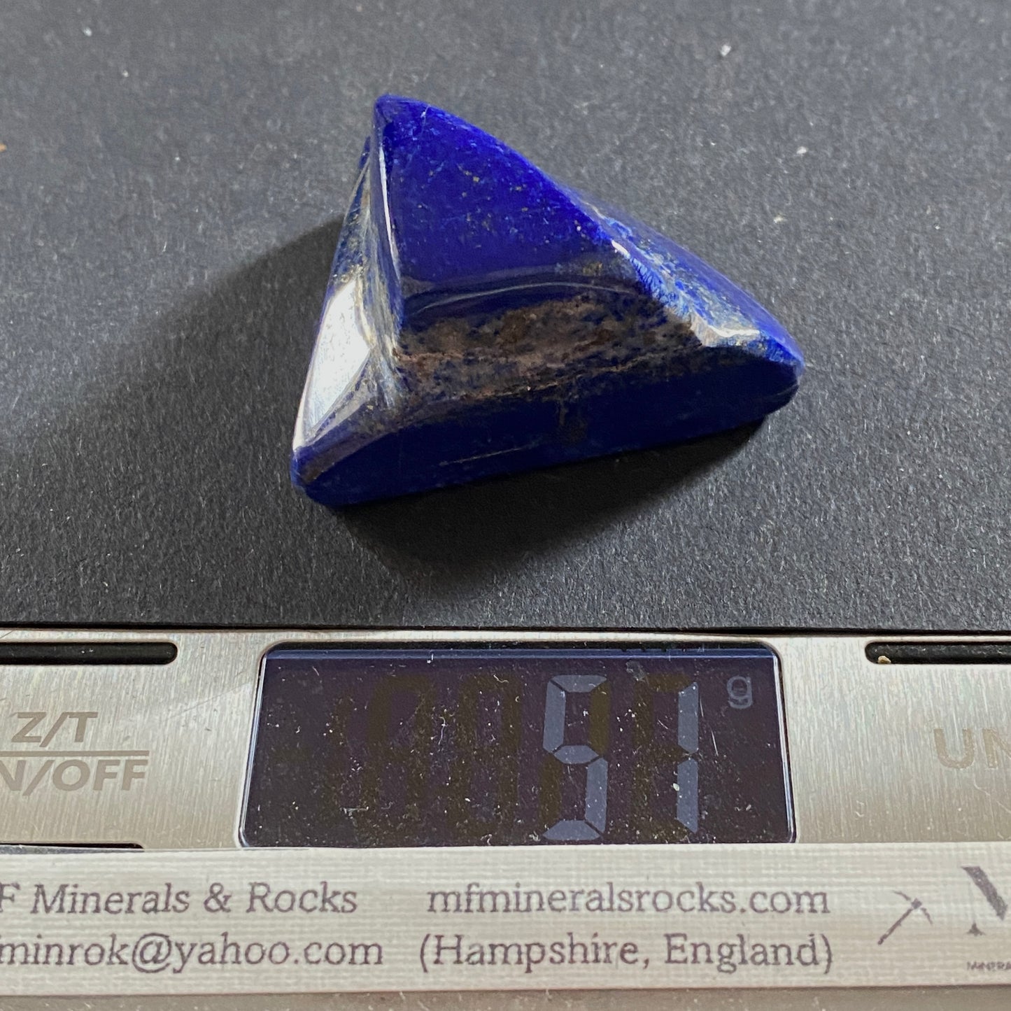LAPIS LAZULI GEMSTONE - KOKCHA VALLEY, BADAKHSHAN, AFGHANISTAN 51g [255Ct] MFG5376