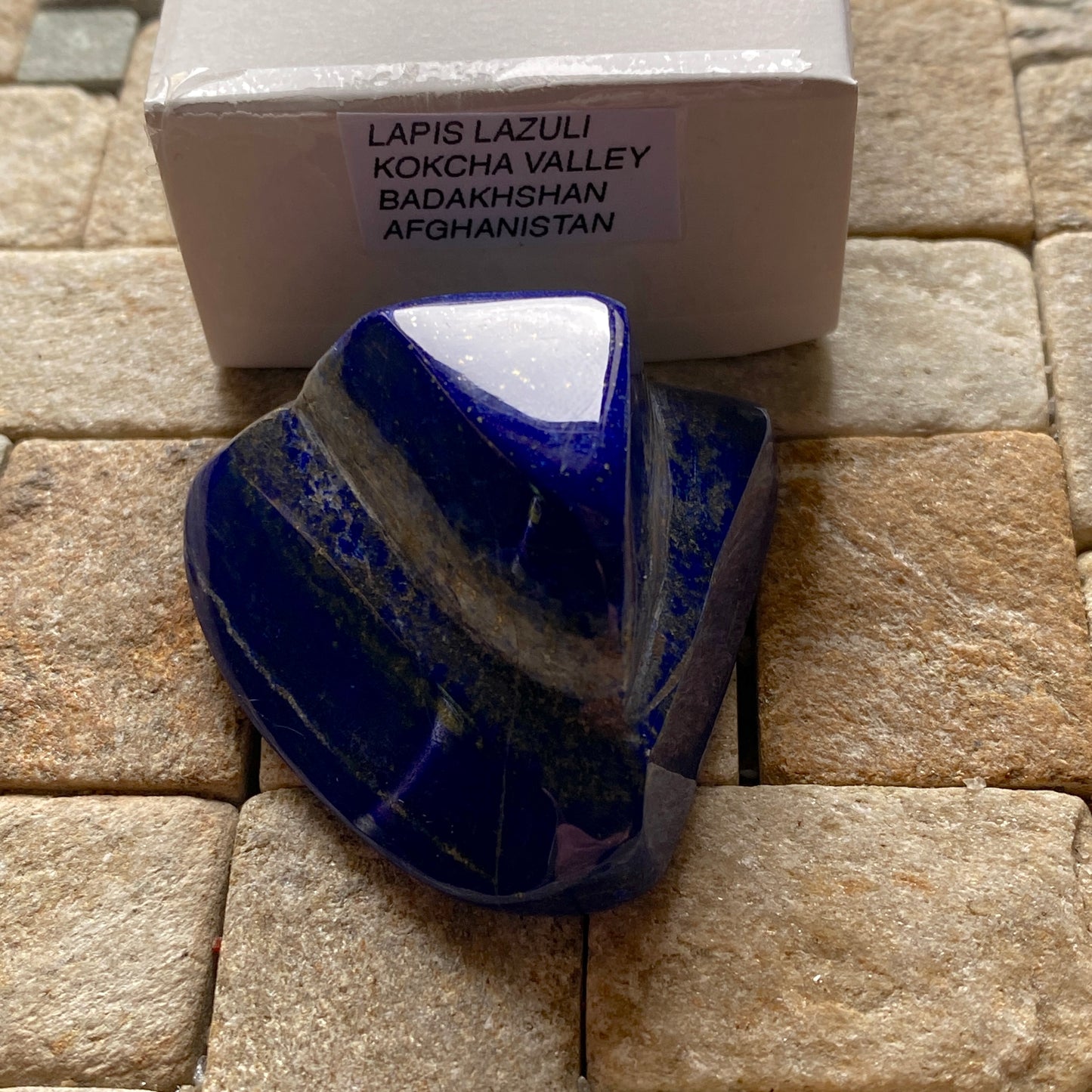 LAPIS LAZULI GEMSTONE - KOKCHA VALLEY, BADAKHSHAN, AFGHANISTAN 51g [255Ct] MFG5376