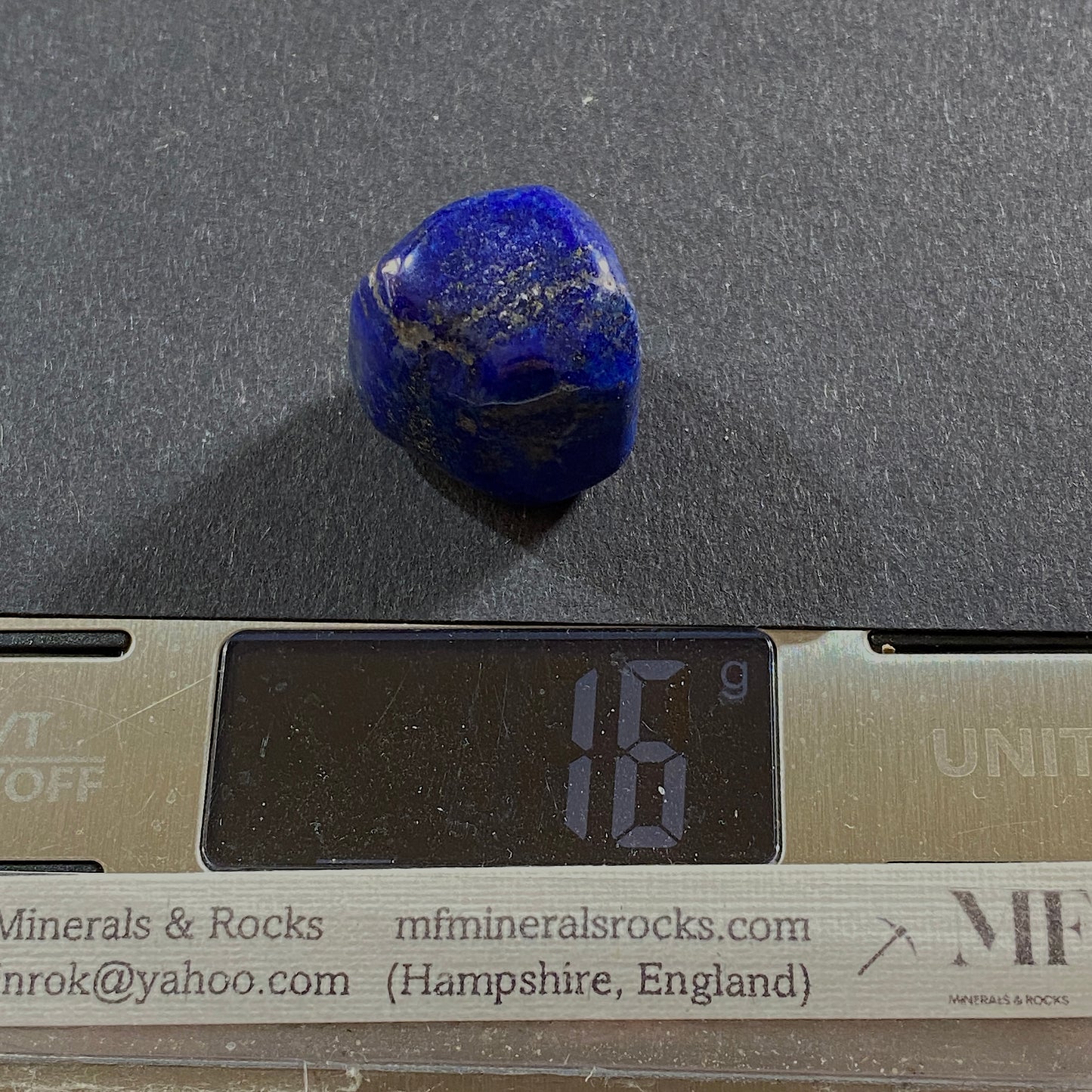LAPIS LAZULI GEMSTONE - KOKCHA VALLEY, BADAKHSHAN, AFGHANISTAN 16g [80Ct] MFG5377