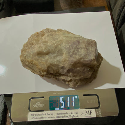 "MASSIVE " FLUORITE : WHEAL MARY ANN, MENHENIOT, CORNWALL. 511g MF4663