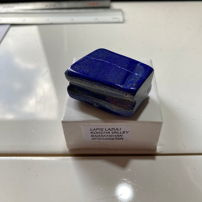 LAPIS LAZULI GEMSTONE - KOKCHA VALLEY, BADAKHSHAN, AFGHANISTAN 49g [245Ct] MFG5378