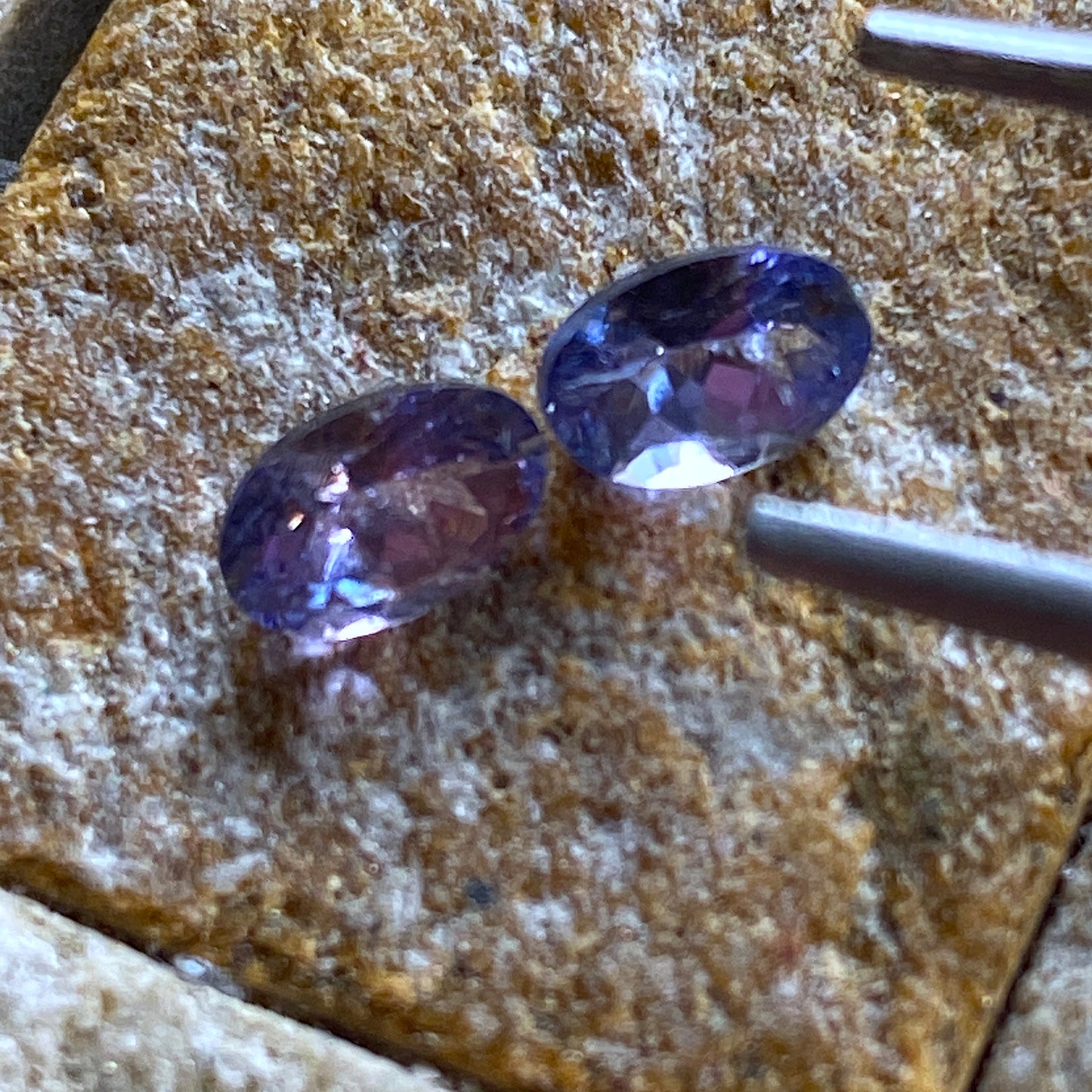 TANZANITE GEMSTONES - ARUSHA, TANZANIA. 1.15Ct [total]. MFG9115