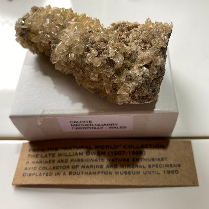 CALCITE FROM MACHEN QUARRY, CAERPHILLY, WALES, U.K.  93g MF5321