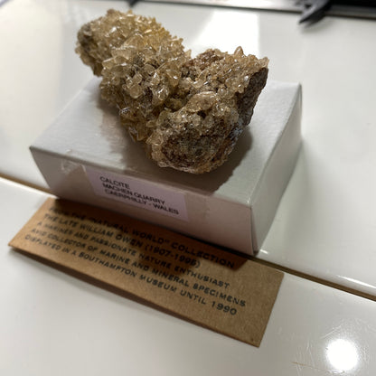 CALCITE FROM MACHEN QUARRY, CAERPHILLY, WALES, U.K.  93g MF5321
