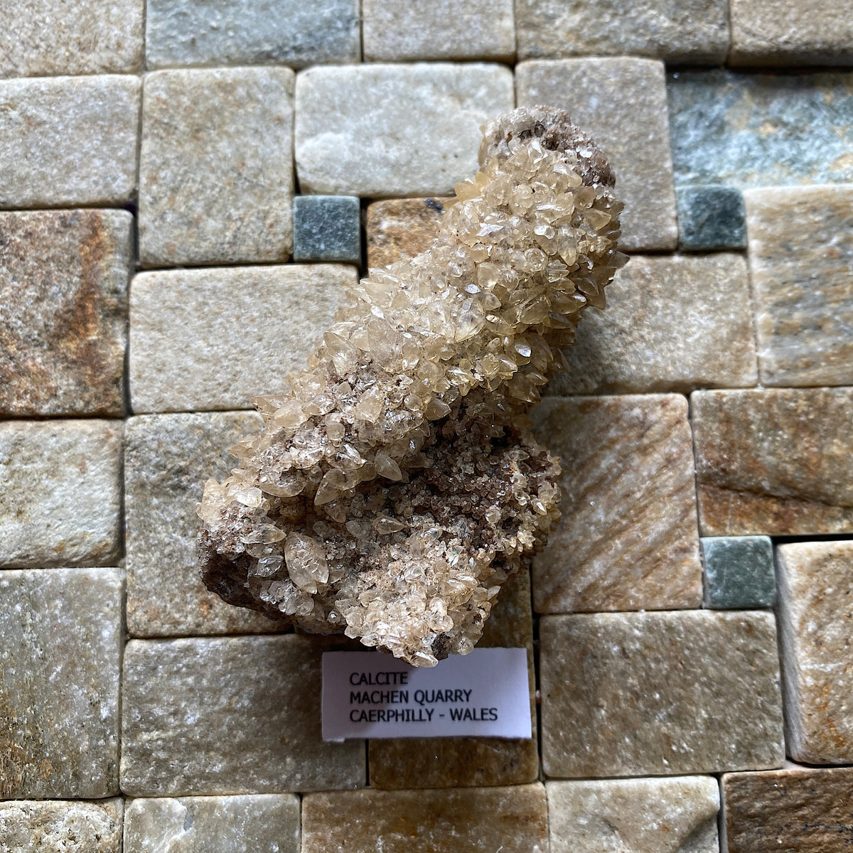 CALCITE FROM MACHEN QUARRY, CAERPHILLY, WALES, U.K.  93g MF5321