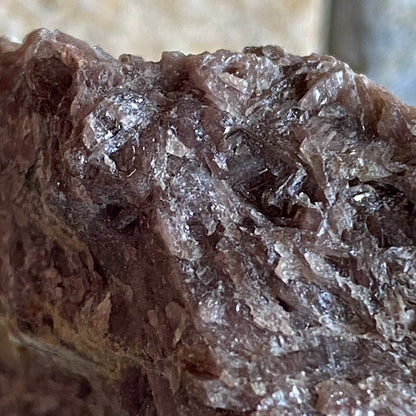 AXINITE IN MATRIX FROM WHEAL COCK, BOTALLACK, CORNWALL,  298g  MF212