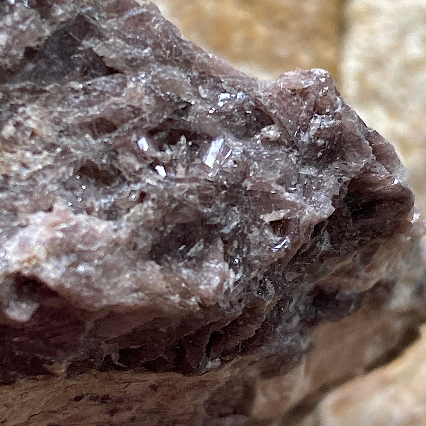 AXINITE IN MATRIX FROM WHEAL COCK, BOTALLACK, CORNWALL,  298g  MF212