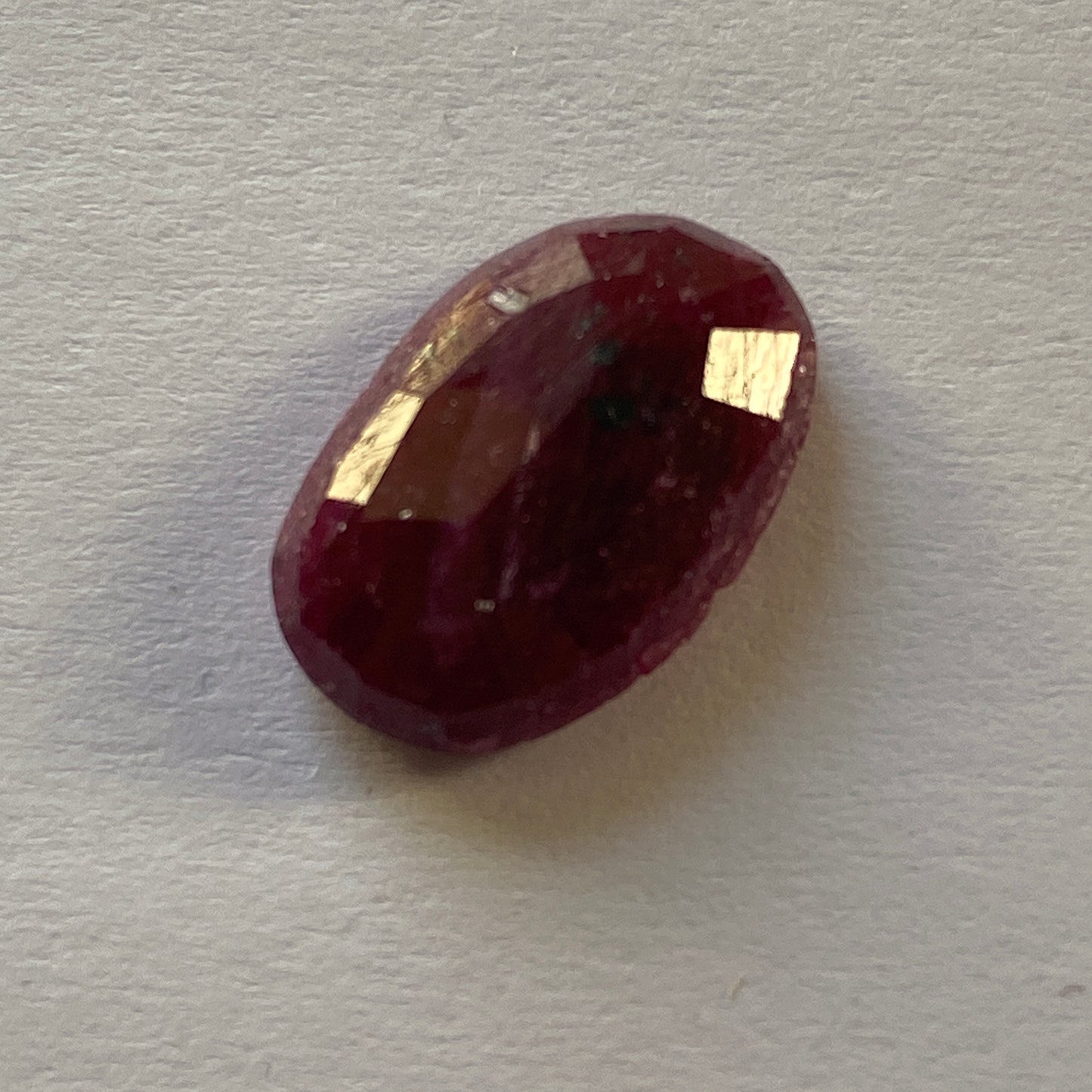 RUBY CORUNDUM GEMSTONE - HUNZA, GILGIT-BALTISTAN, PAKISTAN 6.30Ct MFG72