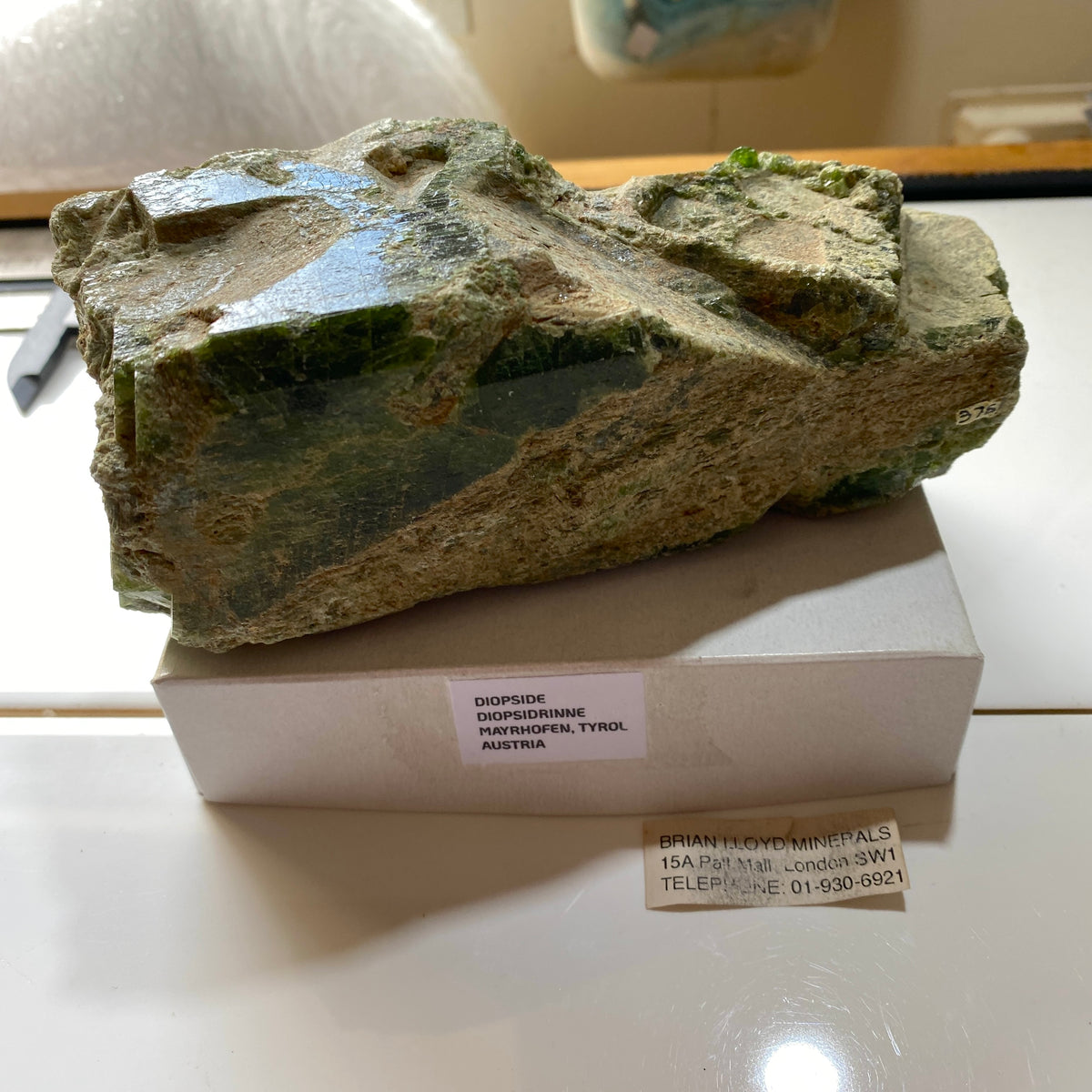 DIOPSIDE LARGE SPECIMEN FROM DIOPSIDRINNE, AUSTRIA  1173g. MF5323