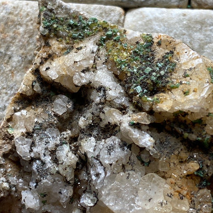 PYROMORPHITE WITH QUARTZ - NANT-Y-MOCH, TREFRIRIG, CEREDIGION, WALES 36g MF305