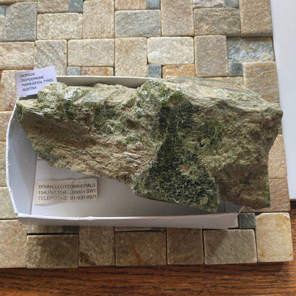 DIOPSIDE LARGE SPECIMEN FROM DIOPSIDRINNE, AUSTRIA  1173g. MF5323