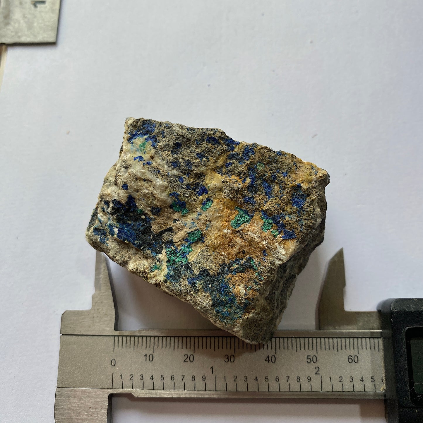 AZURITE &amp; MALACHITE MATRICE 0N D'IRLANDE 84g MF127