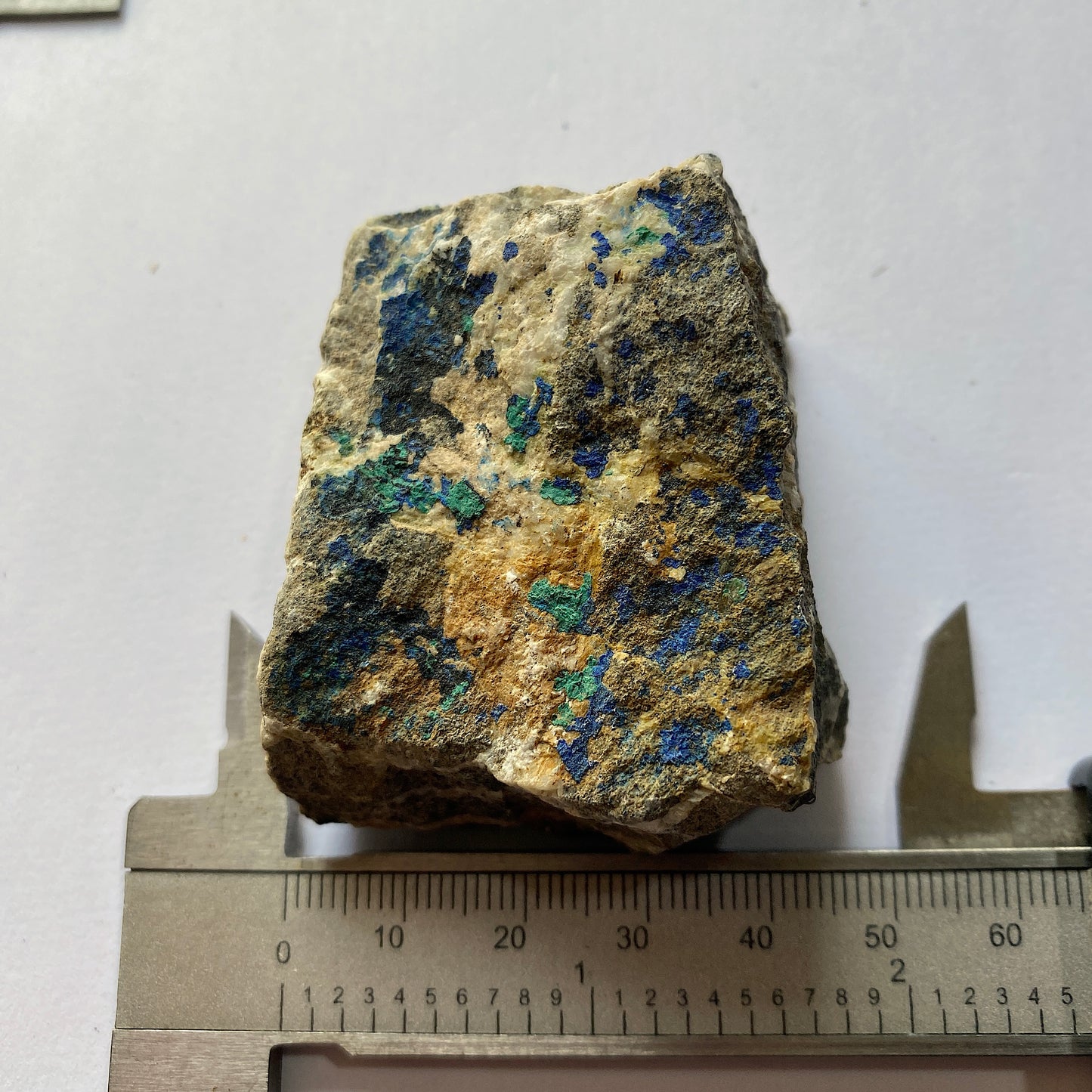 AZURITE &amp; MALACHITE MATRICE 0N D'IRLANDE 84g MF127