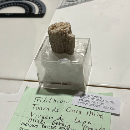 TRILITHIONITE RARE SPECIMEN : TOCA ONCA PEGMATITE, MINAS GERAIS, BRAZIL 11g MF4649