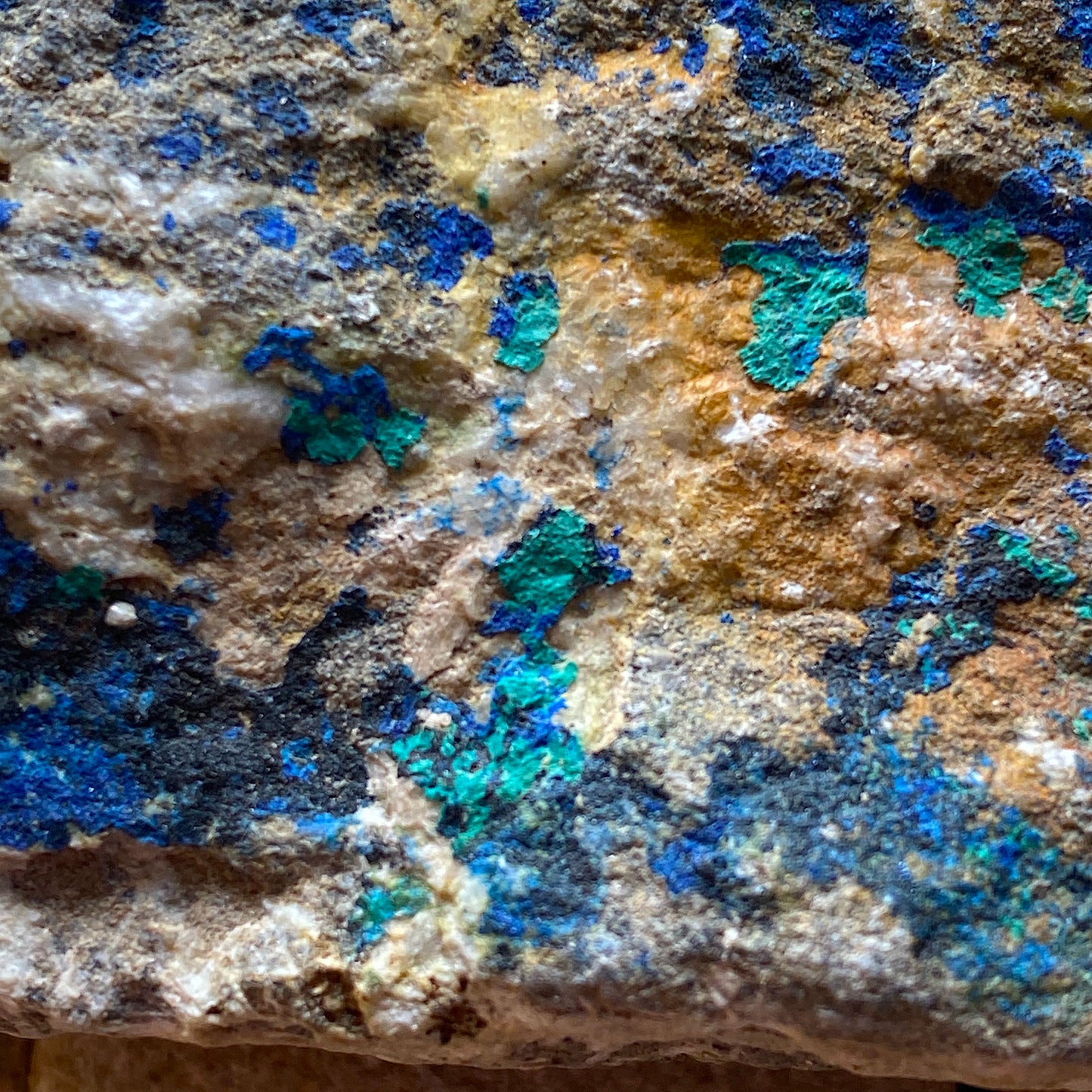 AZURITE &amp; MALACHITE MATRICE 0N D'IRLANDE 84g MF127