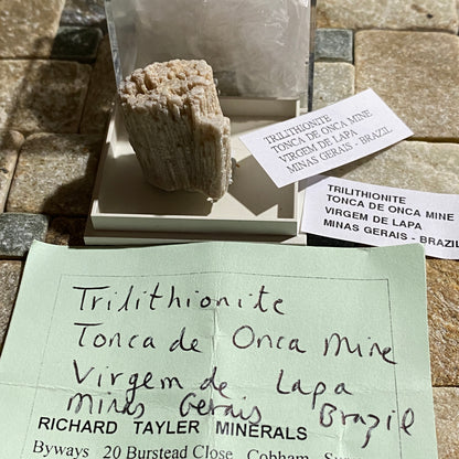 TRILITHIONITE RARE SPECIMEN : TOCA ONCA PEGMATITE, MINAS GERAIS, BRAZIL 11g MF4649