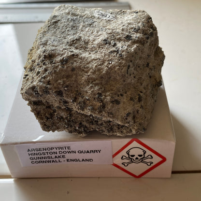 ARSENOPYRITE - HINGSTONE DOWN QUARRY, GUNNISLAKE, CORNWALL 218g MF210