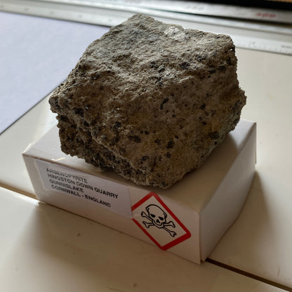ARSENOPYRITE - HINGSTONE DOWN QUARRY, GUNNISLAKE, CORNWALL 218g MF210
